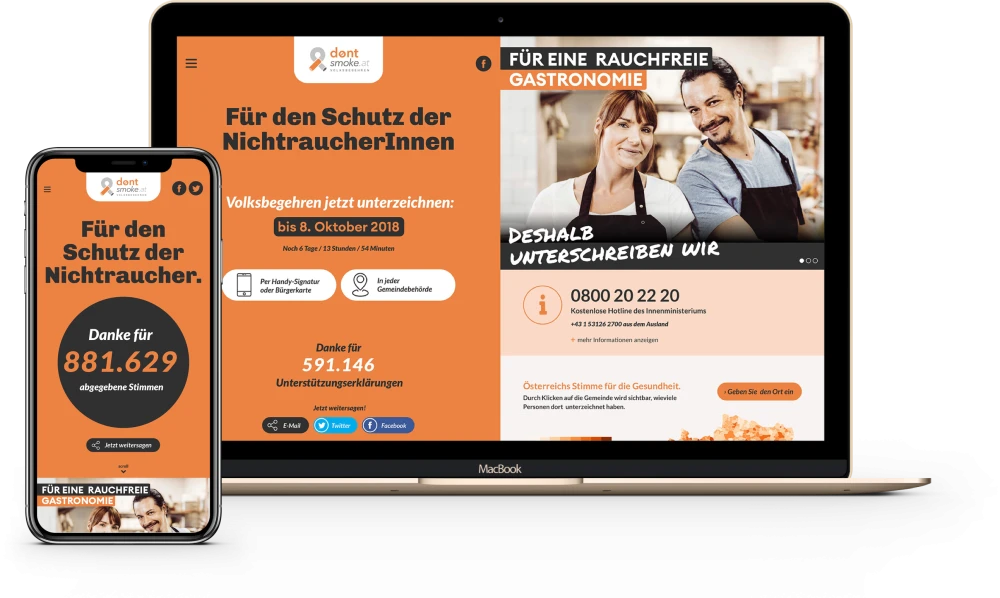 Website des Volksbegehrens