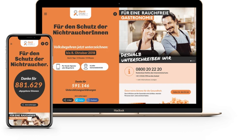 Website des Volksbegehrens