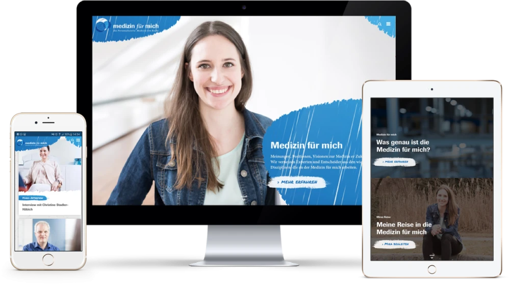 Website-Darstellung von