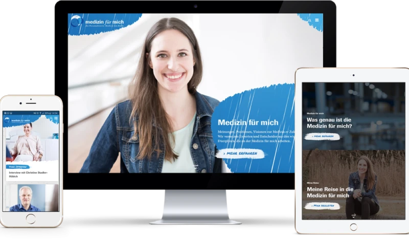 Website-Darstellung von