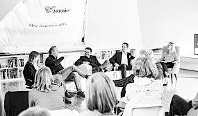 Diskussionsrunde im VERDINO Office