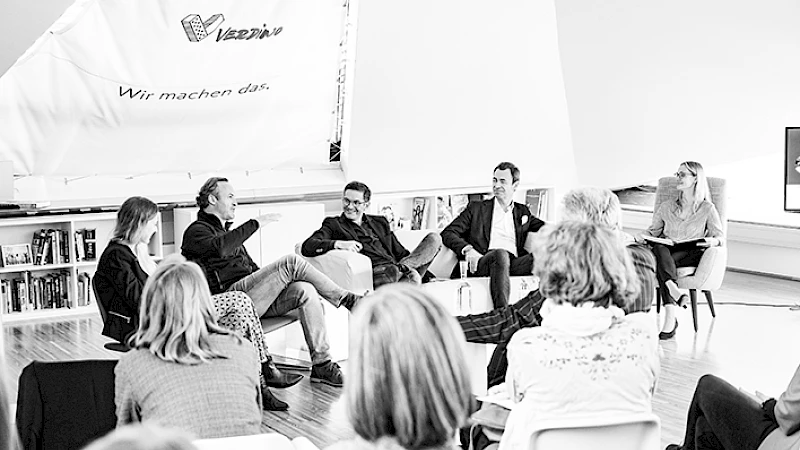 Diskussionsrunde im VERDINO Office