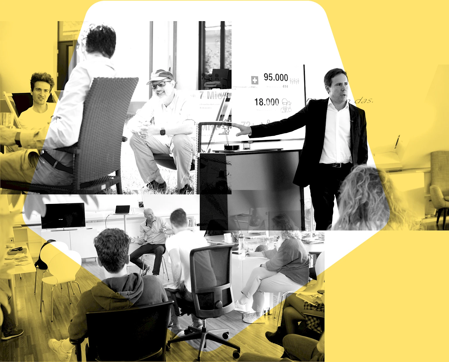Vortraege, Diskussionen und Workshops im Office