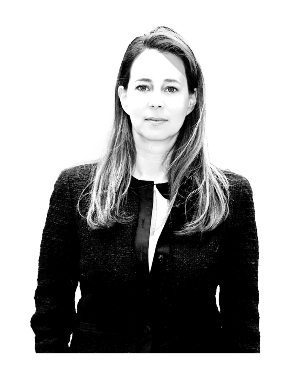 Professionelles Portrait einer Frau die direkt in die Kamera sieht