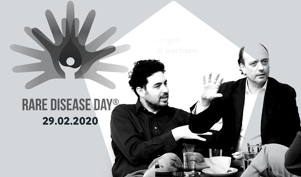 Roi Shternin and Stefan Gara talking about rare diseases