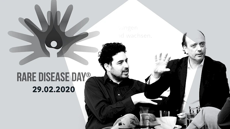 Roi Shternin and Stefan Gara talking about rare diseases