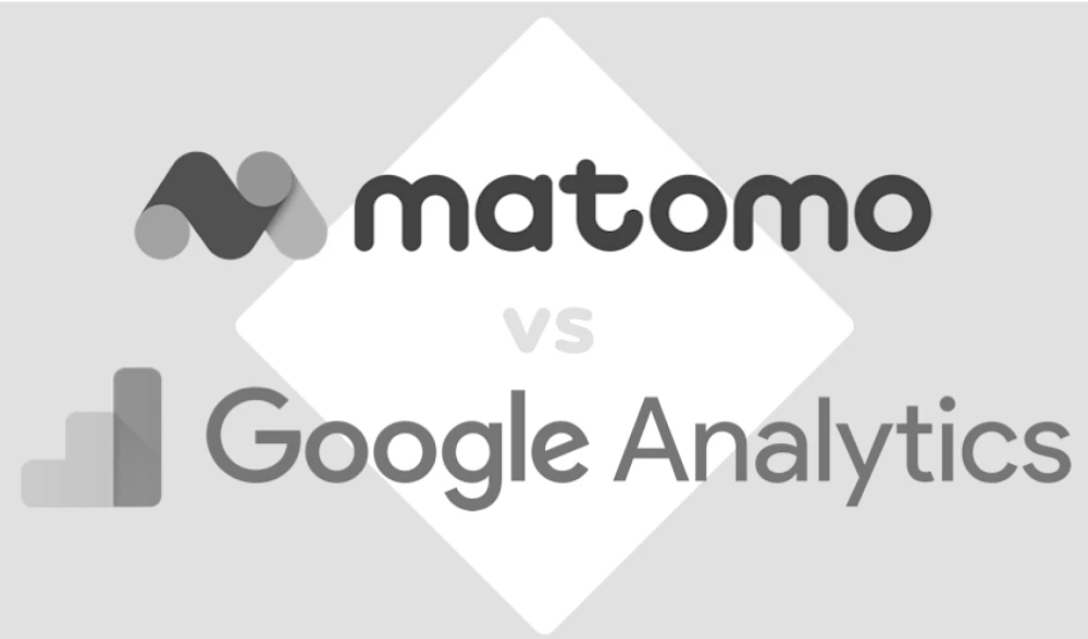 Logo Matomo versus Logo Google Analytics