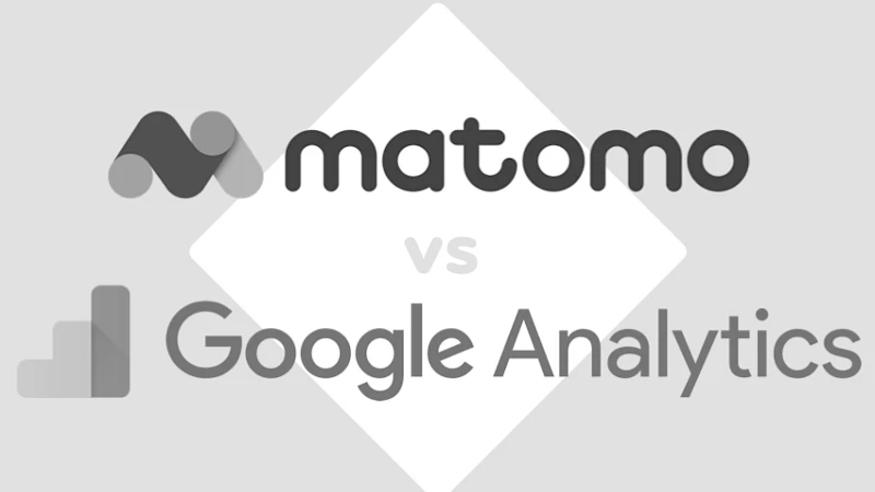 Logo Matomo versus Logo Google Analytics