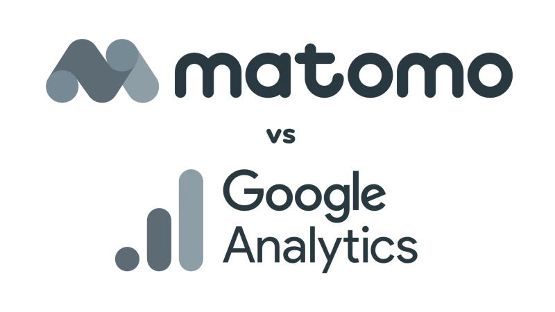 Logo Matomo versus Logo Google Analytics