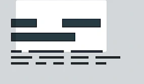 Strukturierte Anordnung von Textbloecken und grafischen Elementen als Konzept für eine digitale Plattform oder Website